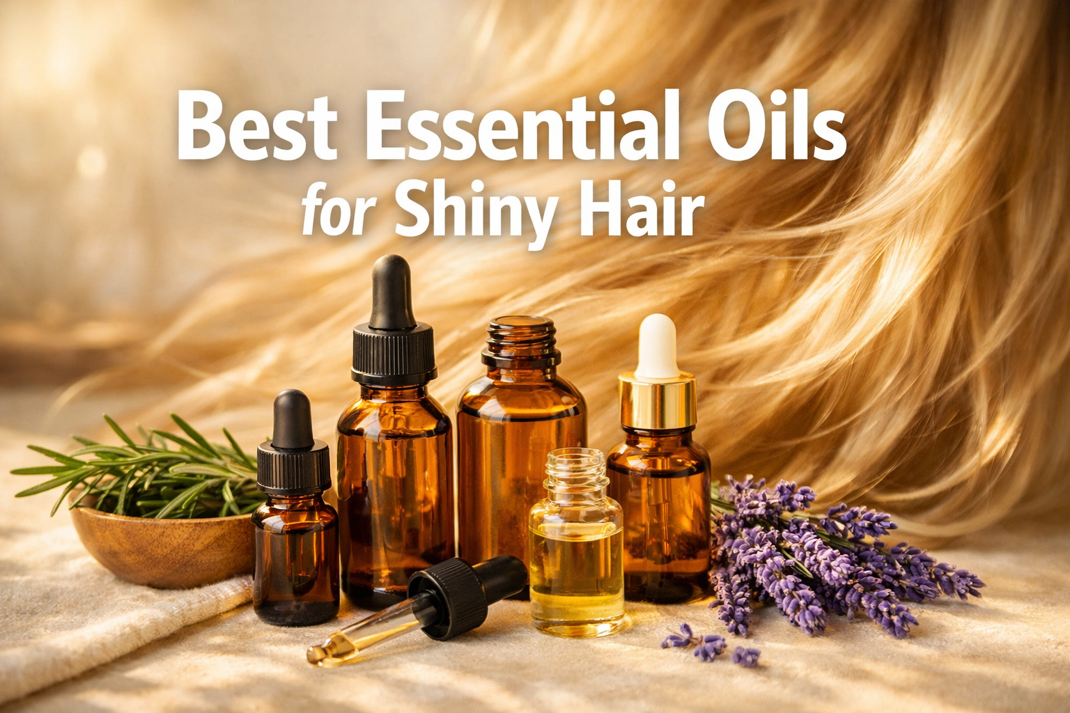 Best Essential Oils for Shiny Hair