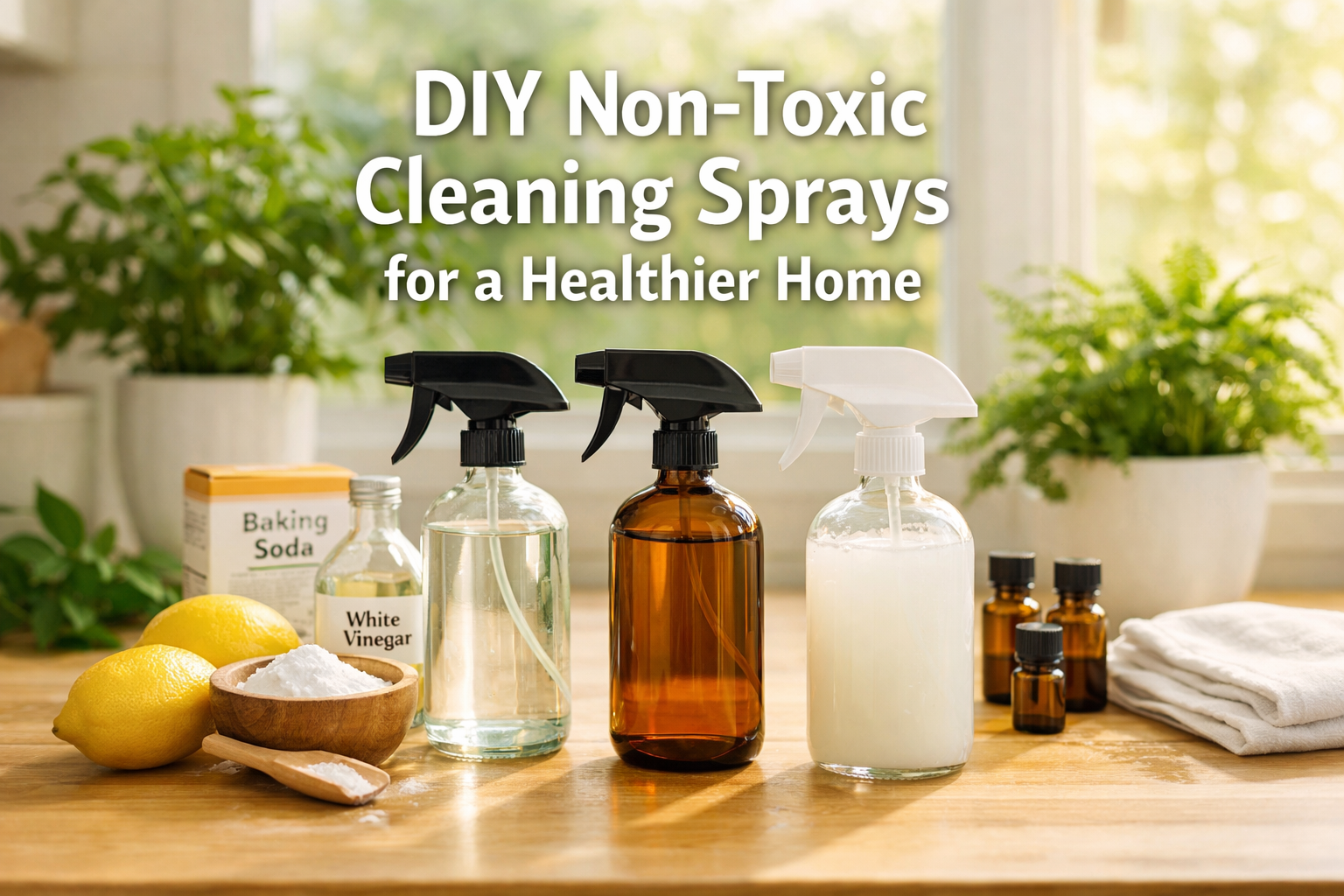 DIY Non-Toxic Cleaning Sprays for a Healthier Home