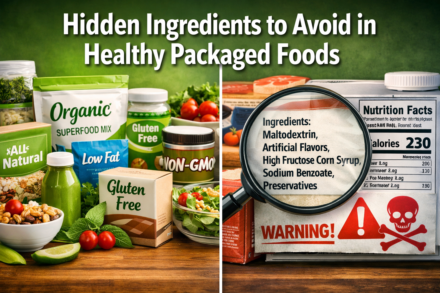 Hidden Ingredients to Avoid in “Healthy” Packaged Foods