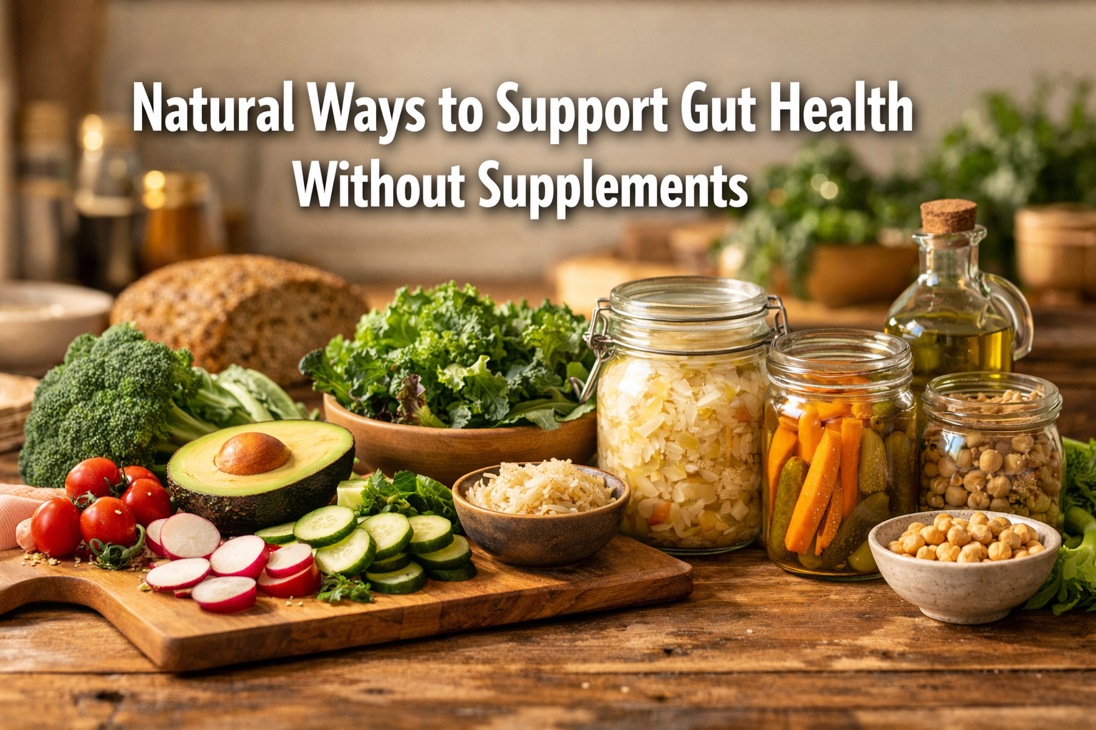 Natural Ways to Support Gut Health Without Supplements