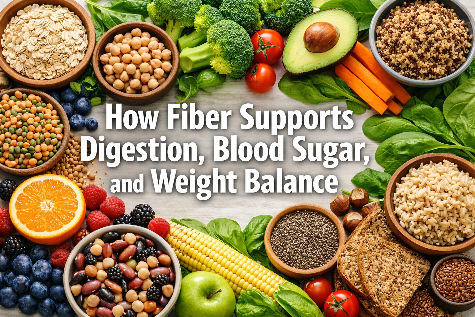 How Fiber Supports Digestion, Blood Sugar, and Weight Balance